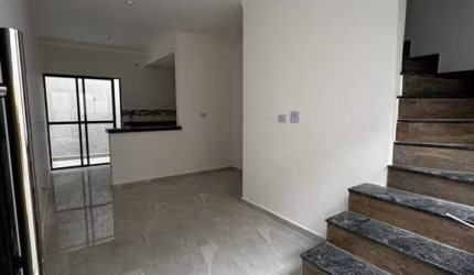280mil - Casa de condominio estilo Sobrado novo bairro maxland, 2 dormitórios, lavabo social, vaga de garagem minha casa minha vida