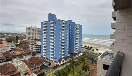 495mil -Apartamento pé na areia vista mar - novo -2 quartos um suite lazer completo sacada gourmet