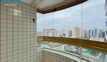 330 MIL-  LINDO APARTAMENTO COM 1 DORMITORIO  SUITE SACADA ENVIDRACADA E A POUCOS METROS DA PRAIA NO BAIRRO DA AVIAÇAO.
