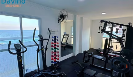 APARTAMENTO PÉ NA AREIA 460MIL  - 2 DORMITÓRIOS UM SUITE SACADA GOURMET VISTA MAR