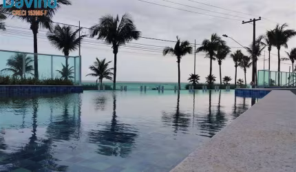 APARTAMENTO PÉ NA AREIA COM VISTA MAR, 2 DORMITÓRIOS, LAZER COMPLETO NA PRAIA DO CAIÇARA POR APENAS R$544.000,00 À VISTA