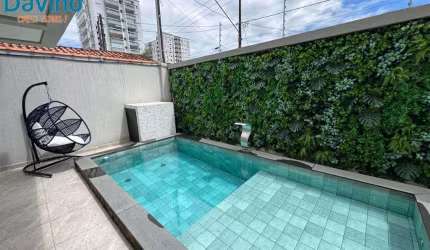1499milhao - SOBRADO 3 SUITES PISCINA ESPAÇO GOURMET - VENDIDO MOBILIADO PORTEIRA FECHADA LADO PRAIA