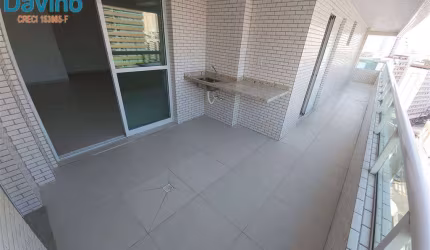 LOCAÇÃO - Lindo Apartamento - 3 Dormitórios, sendo 1 Suite- Sacada Gourmet- Lazer completo! 3 Vagas de Garagem Demarcadas - Na Praia Do Boqueirão