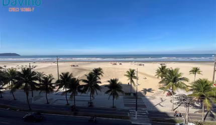 APARTAMENTO REFORMADO ESTILO KIT NET AMPLO PRÉDIO FRENTE MAR - VISTA MAR PERMANENTE -