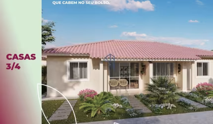 Casa em condomínio fechado com 2 quartos à venda na Rua A, Loteamento Morada Nova, 1, Jatobá, Vitória da Conquista por R$ 251.091