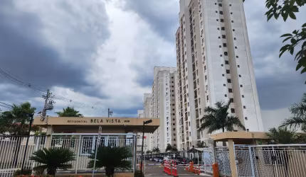 Apto Condomínio Bela Vista, andar Alto, alugado!