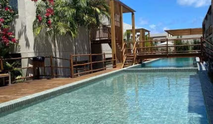 Casa em condomínio fechado com 2 quartos à venda no Imbassai, Mata de São João  por R$ 800.000