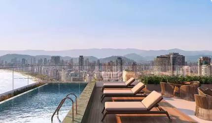 APARTAMENTO 2 QUARTOS SUITE A 100 METROS DA PRAIA