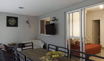 Apartamento para Locação em Guarujá, Praia das Astúrias, 3 dormitórios, 1 suíte, 4 banheiros, 2 vagas