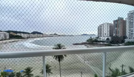Apartamento para Locação em Guarujá, Vila Luis Antônio, 3 dormitórios, 1 suíte, 2 banheiros, 2 vagas