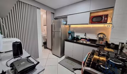 Maravilhoso apartamento mobiliado no Riviera II