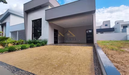 Casa de alto padrão com 160m&#178;, 3 quartos, sendo 1 suíte, 3 banheiros e 4 vagas de garagem, no Condomínio Park Unimep Taquaral.