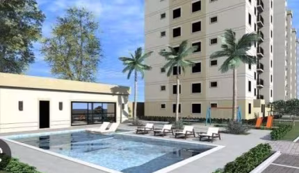 Apartamento á venda de 58m&#178;, com 2 quartos, 2 banheiros e 2 vagas de garagem no Residencial Ilhas Canárias.