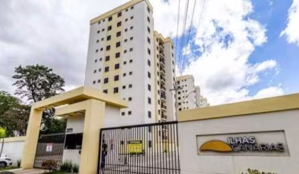 Apartamento á venda de 58m&#178;, com 2 quartos, 2 banheiros e 2 vagas de garagem no Residencial Ilhas Canárias.