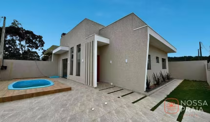 Casa com piscina à venda, 88 m² por R$ 520.000 - Princesa do Mar - Itapoá/SC