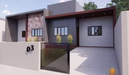 Casa com 2 dormitórios à venda, 52 m² por R$ 247.000,00 - São Jose - Itapoá/SC
