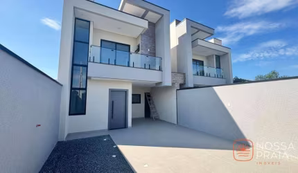 Sobrado com 3 dormitórios à venda, 129 m² por R$ 819.000,00 - Rainha do Mar - Itapoá/SC