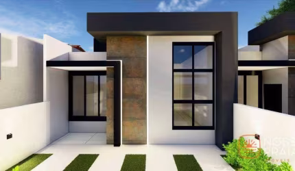 Casa com 2 dormitórios à venda, 61 m² por R$ 309.000,00 - Princesa do Mar - Itapoá/SC