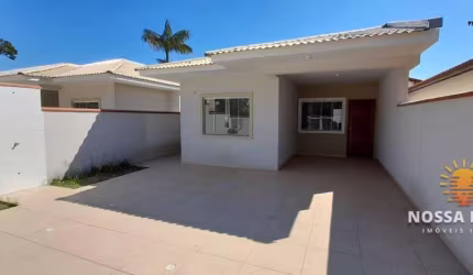 Casa nova a 400 metros da praia com 3 dormitórios à venda, 95 m² por R$ 480.000 - Princesa do Mar - Itapoá/SC
