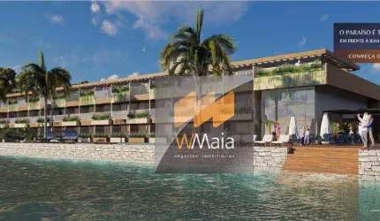 Apartamento com 1 dormitório à venda, 26 m² por R$ 480.000,00 - Passagem - Cabo Frio/RJ