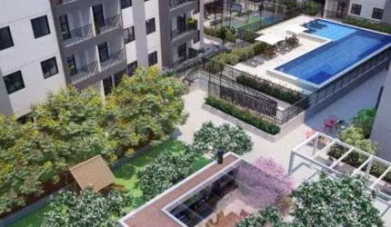 Apartamento para venda possui 43 metros quadrados com 2 quartos Interlagos