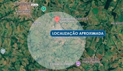 Terreno Urbano com 877 m² (Fazenda Boa Esperança) - Lucélia - SP