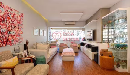 SEMI MOBILIADO - SACADA INTEGRADA - 2 SUITES -  ELEV. E GAR LIVRE !!!