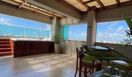 Cobertura com 3 quartos à venda no Bancários, João Pessoa , 142 m2 por R$ 850.000