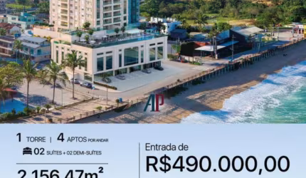 Luxuoso Apartamento Frente Mar em Itapema-SC