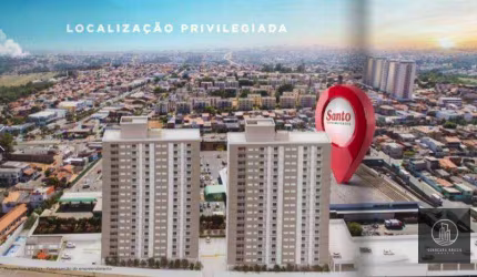 Apartamento com 2 dormitórios à venda, 50 m² por R$ 192.000,00 - Jardim Abatiá - Sorocaba/SP