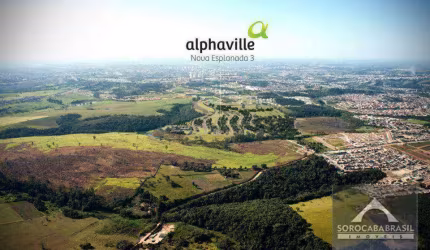 Terreno de esquina à venda, 500 m² por R$ 750.000 - Alphaville Nova Esplanada 3 - Votorantim/SP