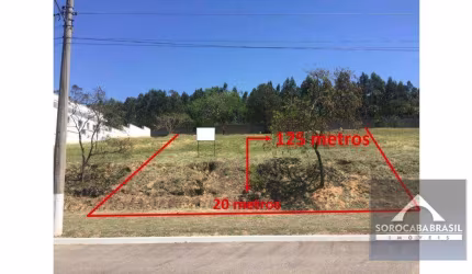 Terreno à venda, 2500 m² por R$ 480.000 - Condomínio Terras de São Lucas - Sorocaba/SP, Terreno com Frente para o Lago, Excelente localização
