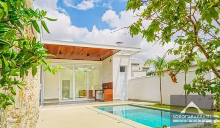 Casa com 4 dormitórios à venda, 300 m² por R$ 1.950.000 - Condomínio Residencial Giverny - Sorocaba/SP, próximo ao Shopping Iguatemi.