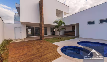OPORTUNIDADE Sobrado com 4 dormitórios à venda, 473 m² por R$ 2.900.000 - Condomínio Village Sunset - Sorocaba/SP, AO LADO DO SHOPPING IGUATEMI.