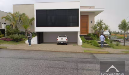 Casa com 4 dormitórios à venda, 362 m² por R$ 2.700.000 - Alphaville Nova Esplanada I - Votorantim/SP, próximo ao Shopping Iguatemi e Mercado Tauste.
