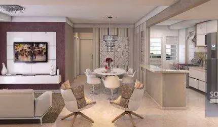 Apartamento com 3 dormitórios à venda, 96 m² por R$ 531.000,00 - Residencial Montpellier - Sorocaba/SP