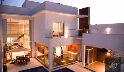 Sobrado com 3 dormitórios, 460 m² - venda por R$ 4.500.000,00 ou aluguel por R$ 20.000,00/mês - Condomínio Village Sunset - Sorocaba/SP