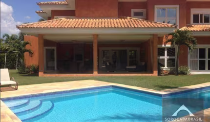 Sobrado com 4 dormitórios à venda, 475 m² por R$ 3.600.000,00 - Lago Azul Condomínio e Golfe Clube - Araçoiaba da Serra/SP