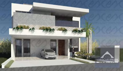Sobrado com 5 dormitórios à venda, 417 m² por R$ 2.310.000 - Condomínio Sunset Village - Sorocaba/SP, próximo ao Shopping Iguatemi