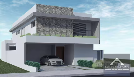 Sobrado com 4 dormitórios à venda, 288 m² por R$ 1.710.000 - Condomínio Mont Blanc - Sorocaba/SP, próximo ao Shopping Iguatemi.