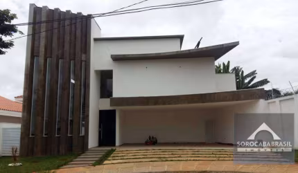 Sobrado com 4 suítes , 351 m² - venda por R$ 1.700.000 ou aluguel por R$ 11.400/mês - Condomínio Mont Blanc - Sorocaba/SP