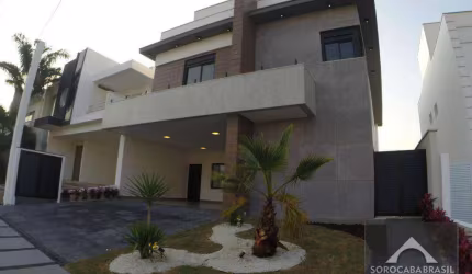 Sobrado com 4 dormitórios à venda, 350 m² por R$ 1.800.000 - Condomínio Mont Blanc - Sorocaba/SP, próximo ao Shopping Iguatemi.