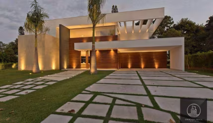 Casa com 4 dormitórios à venda, 442 m² por R$ 8.500.000 - Lago Azul- Araçoiaba da Serra/SP