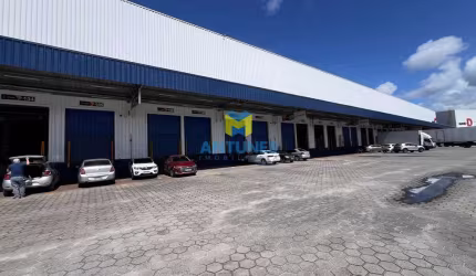 Alugue em condomínio Prazeres, galpão de 1.780,64m² com 4 docas. BR-101