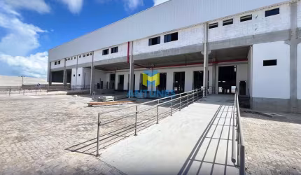 Alugue galpão de 1.376m² NOVO em condomínio, no bairro de Prazeres na BR-101