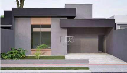 Casa com 3 dormitórios à venda, 95 m² por R$ 490.000,00 - Residencial Abussafe - Londrina/PR