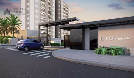 Apartamento com 2 dormitórios à venda, 43 m² por R$ 264.000 - Alto de Pinheiros - Paulínia/SP