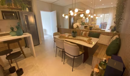 Apartamento com 2 dormitórios à venda, 60 m² por R$ 407.889,00 - Santa Terezinha - Paulínia/SP