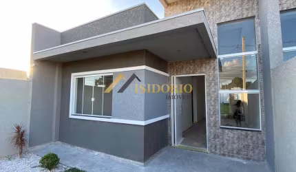BELA CASA NOVA!!! 03 QTOS., SUÍTE, GARAGEM.
