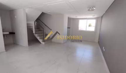 BELÍSSIMO SOBRADO!!! 03 QTOS., SUÍTE, SACADA, 02 GAR., NOVO